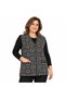 V-Neck Buttoned Long Mother's Vest with Pockets