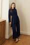 Asymmetrical Premium Suit Navy Blue