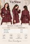 Women's Double-Breasted Collar Belted Pocketed Lined Short Trench Coat - 2