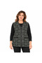 V-Neck Buttoned Long Mother's Vest with Pockets - 2