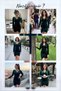Women's Double Breasted Collar Asymmetrical Cut Long Sleeve Velvet Dress Burgundy, Black, Green, Saks - 8