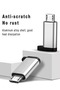 2 pcs Type C to Micro-USB Adapter - High-Speed Charging and Data Sync Converter - Compatible with Sa - 3