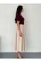 Women's 83 cm Full Pleated Fabric Skirt - 6