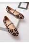 Leopard Print Casual Ballet Flats - 3