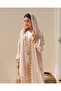 Blush Beige Abaya with luxury Lace - 2