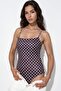 Polka Dot Patterned Bodysuit - 2