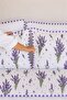 Patterned Double Duvet Cover Set White - Purple - 2