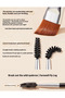 3-Piece Dual Ended Eyebrow Professional Angled Lash Brushes - 6