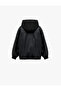 Long Sleeve Waterproof Detachable Hooded Faux Leather Coat - 6