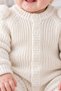 Ponponlu Thessaloniki Knitted Baby Knitwear Jumpsuit Set with Headband - Seamless Soft Baby Jumpsuit - 3