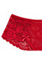 Plus Size Floral Lace Bow Detailed Stretchy Women's Panties - 3