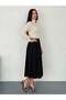 Women's 83 cm Full Pleated Fabric Skirt - 5