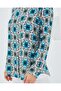 3721 Graphic Patterned Shirt - B.Blue - 3