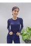Women's Modal Fabric Crew Neck Finger-Loop Body-Blouse - 2