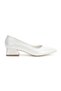 Women's Thick Heeled Closed Evening Dress Shoes - 2