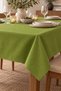 Oil Green Soft Duck Tablecloth Water and Stain Repellent Modern Decorative Tablecloth Table Cover - 3