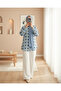 3721 Graphic Patterned Shirt - Turquoise - 2