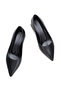 Women's Short Thick Heeled Closed Evening Dress Stiletto - 2