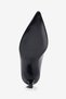 Women's Heeled Shoes Stiletto Pointed Toe Short Heeled Fern Black - 6