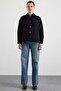 Snap Fastener Garni Detailed Sports Jacket Black 8293 - 4