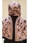 Light Brown Bamboo Knitted Shawl - 3