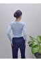 Women's Modal Fabric Crew Neck Long Sleeve Finger-Loop Body-Blouse - 2