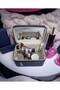 Mirrored Makeup Bag - Travel Organizer Cosmetic Bag Size (21X15X13) - 2