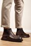 Genuine Leather, Laceless, New Season Real Leather Men's Boots - 3
