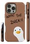 Compatible with iPhone 15 Pro - Ne Ördek!, Double Layer Tough Cover, Glossy Surface Protective Case - 2