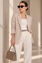 Women's Oversized Blazer Jacket cty-abr-9000 - 2