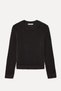 Women's Brown Oversize Crew Neck Sweater - 5