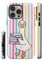 iPhone 15 Pro Compatible - Duck Carrying a Book, Dual Layer Tough Cover, Glossy Surface Protective Case - 2