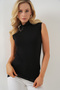 Women's Sleeveless Bodysuit 4348 - Black - 5