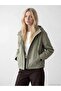 Hooded Oversize Women's Jacket (W6) - 3