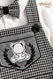 Baby Boy 4-Piece Set Teddy Bear Detailed Salopet Bow Tie T-Shirt and Hat 0 3 6 9 12 Months - 3