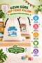 Nursery and Kindergarten Clean Laundry Dirty Laundry Bag Set of 2 30X40 cm | Model-4 | - 5
