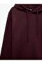 Long Sleeve Three Threaded Yarn Cotton Hooded Sports Sweatshirt - 3