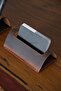 Leather Office Desk Set - Genuine Leather Desktop Pen Holder and Business Card Holder Set - Minimal - Handmade - 4