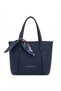 Women's Navy Blue Scarf Detailed Medium Size Hand and Shoulder Bag-Bd6086Bd - 8