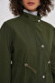 5939 Lined Long Trench Coat - Khaki - 4