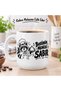 Today's Menu Patience Written Porcelain Mug 300 ml – Funny Office Gift with Chef Raccoon Pattern Coffee and Tea Cup