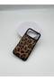 iPhone 17 Pro Max Compatible Fluffy Leopard Patterned Soft Textured Premium Case with Camera Protection - 3