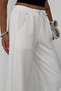 Women's Plain 3 Thread Baggy Loose Fit Sweatpants - 7