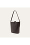 Women's Brown Buckle Shoulder Bag - 2