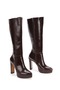 Pointed Toe Full and Comfortable Fit Boots Heel Height 11 cm - 4