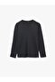 Cotton Regular Fit Crew Neck Long Sleeve T-Shirt
