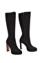 Pointed Toe Full and Comfortable Fit Boots Heel Height 11 cm - 5