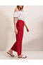 6543 Knitted Pants - Red - 2