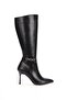Slope Toe Thin Heel Boots 9 cm Heel Length - 5