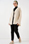Linen Hijab Kimono 5968 - Cream